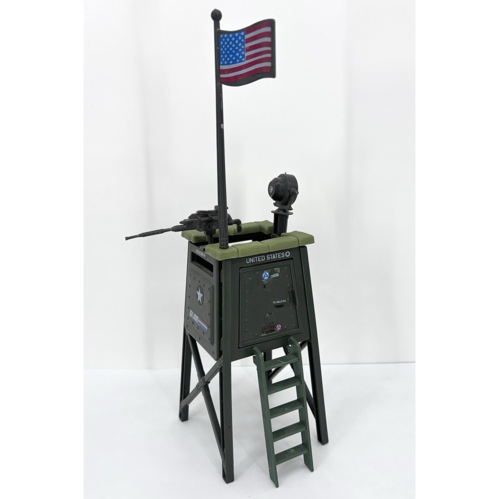 Vintage 1984 GI Joe ARAH Watch Tower Battle Station Hasbro Complete Playset